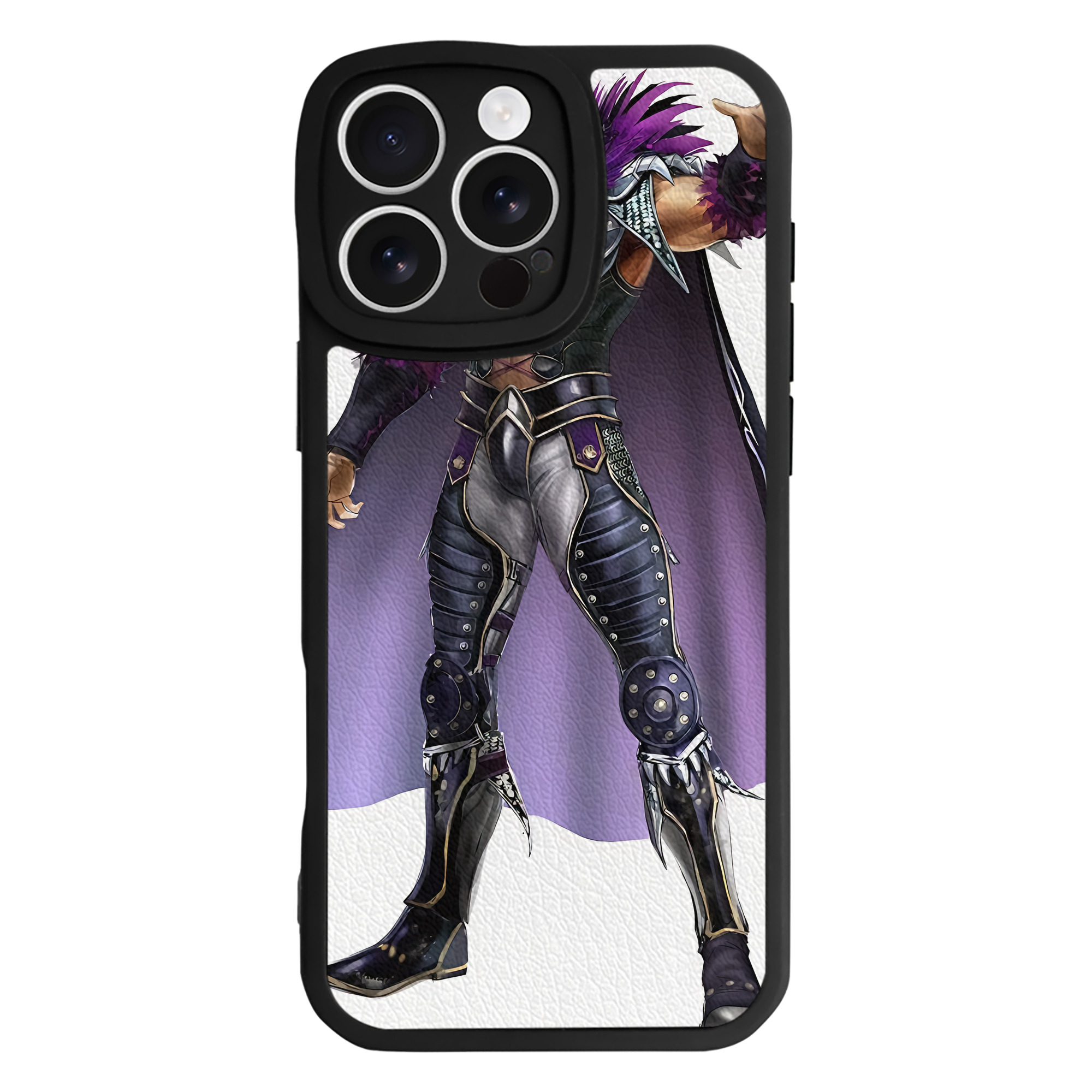 （画像用） 北斗の拳 Fist of the North Star 【iPhone 16シリーズ対応】シリコンスマホケース（レザー調） 材質：シリコン